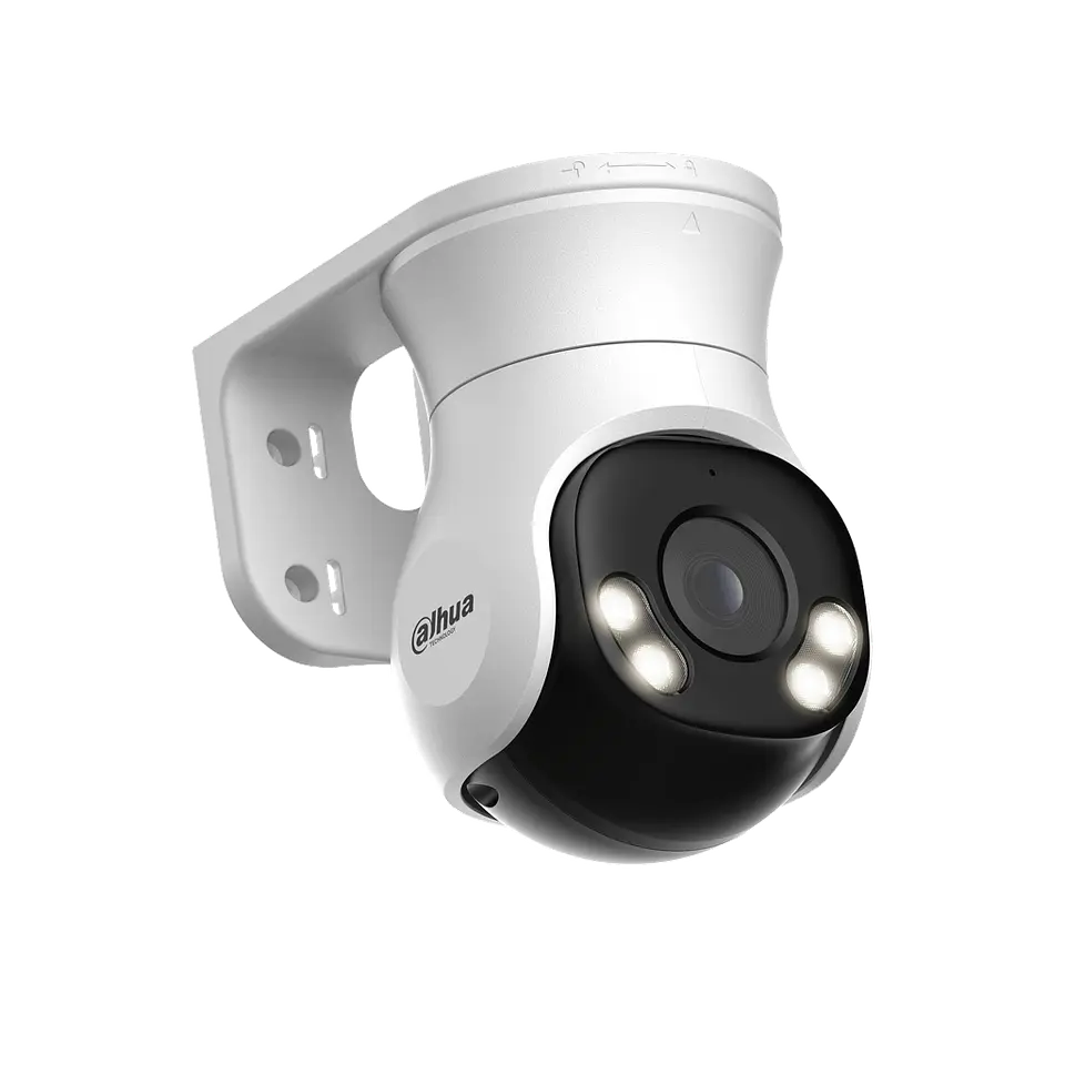 DH-HAC-PT1509AN-A-LED-0280B-S2. Cámara Dahua PT HDCVI 5 mp lente fijo 2.8mm Iluminacion 40m mic inco 3