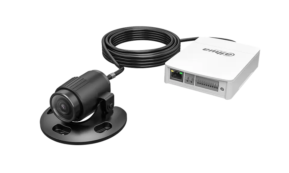 DH-KIT/IPC-HUM8241EP-E1-L3-0280B-S2. Camara Pinhole + Main Box IP Dahua 4MP 2.8mm IA 12v POE IP67 2