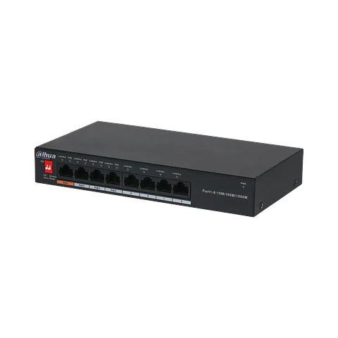 DH-PFS3008-8GT-60-V2. SWITCH DAHUA 8 PUERTOS / 4 PUERTOS POE.