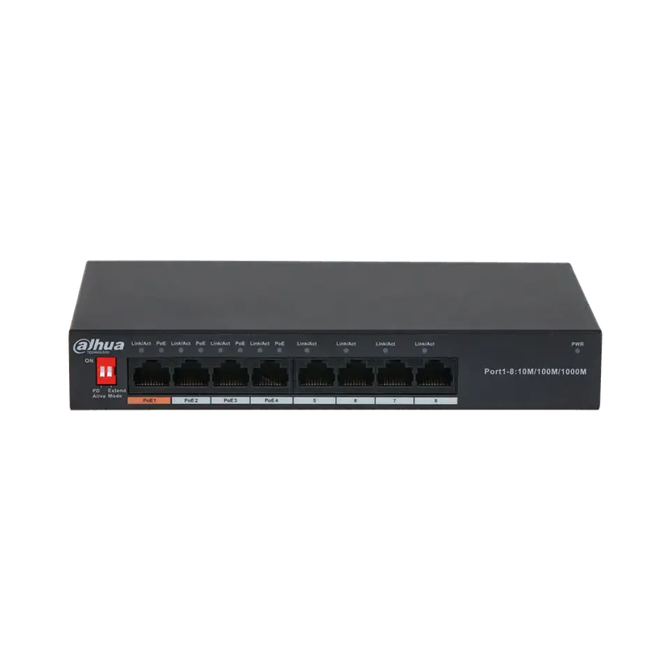 DH-PFS3008-8GT-60-V2. SWITCH DAHUA 8 PUERTOS / 4 PUERTOS POE. 3