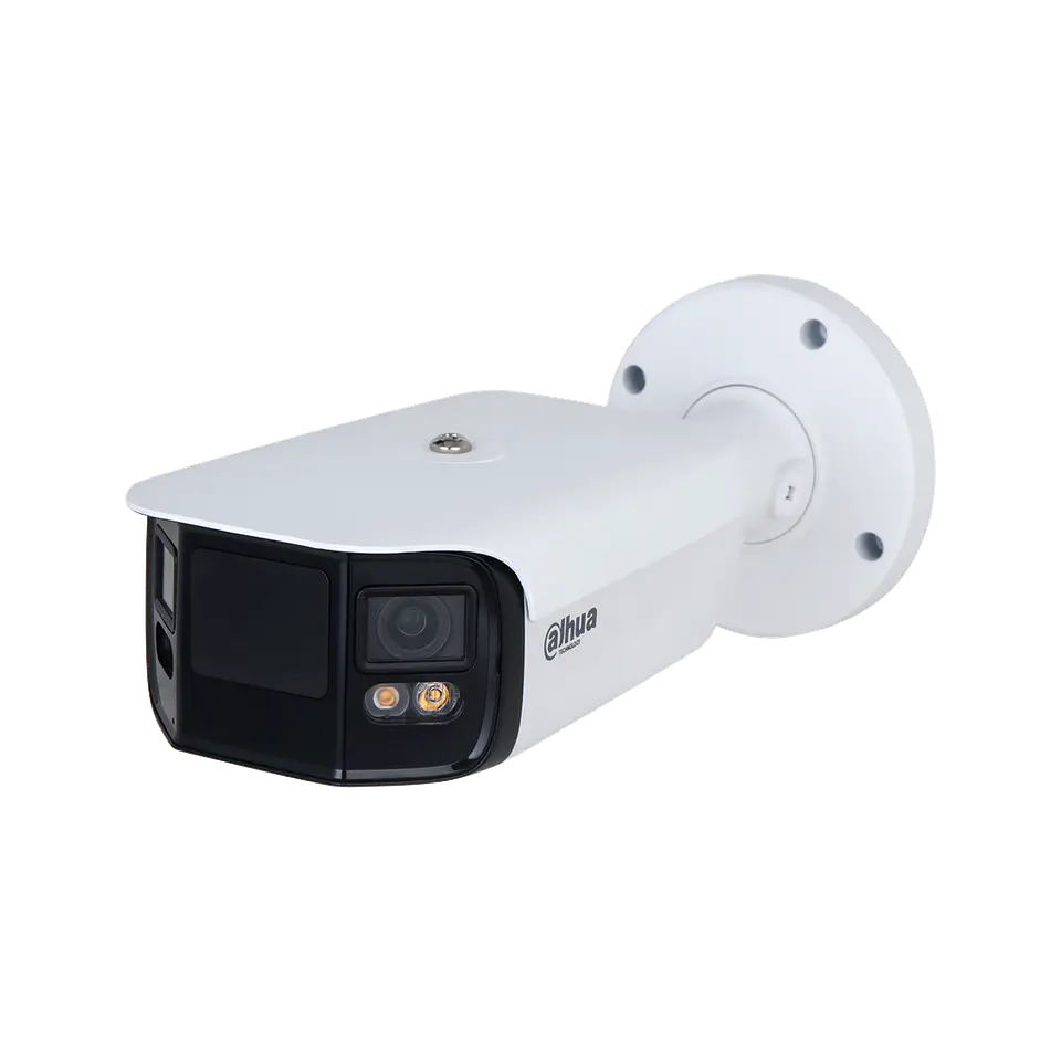 DH-IPC-PFW5849P-A180-E2-ASTE-0360B. Cámara IP Dahua full-color doble lente 180° de 4MP cada lente IR 2