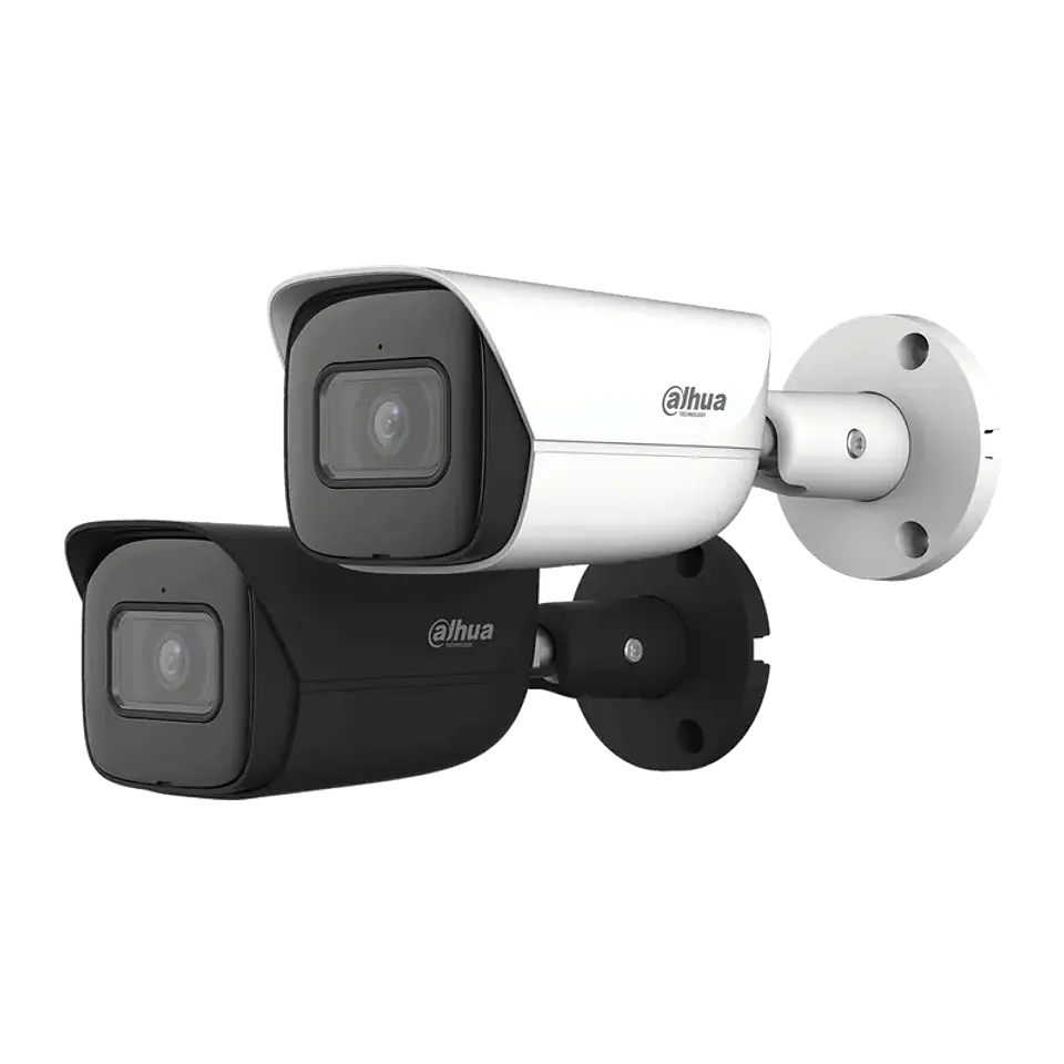 DH-IPC-HFW3241EP-AS-0280B-S2. Camara IP bullet 2MP lente fijo 2.8mm IP67 IR 50m Posee IVS y SMD 1