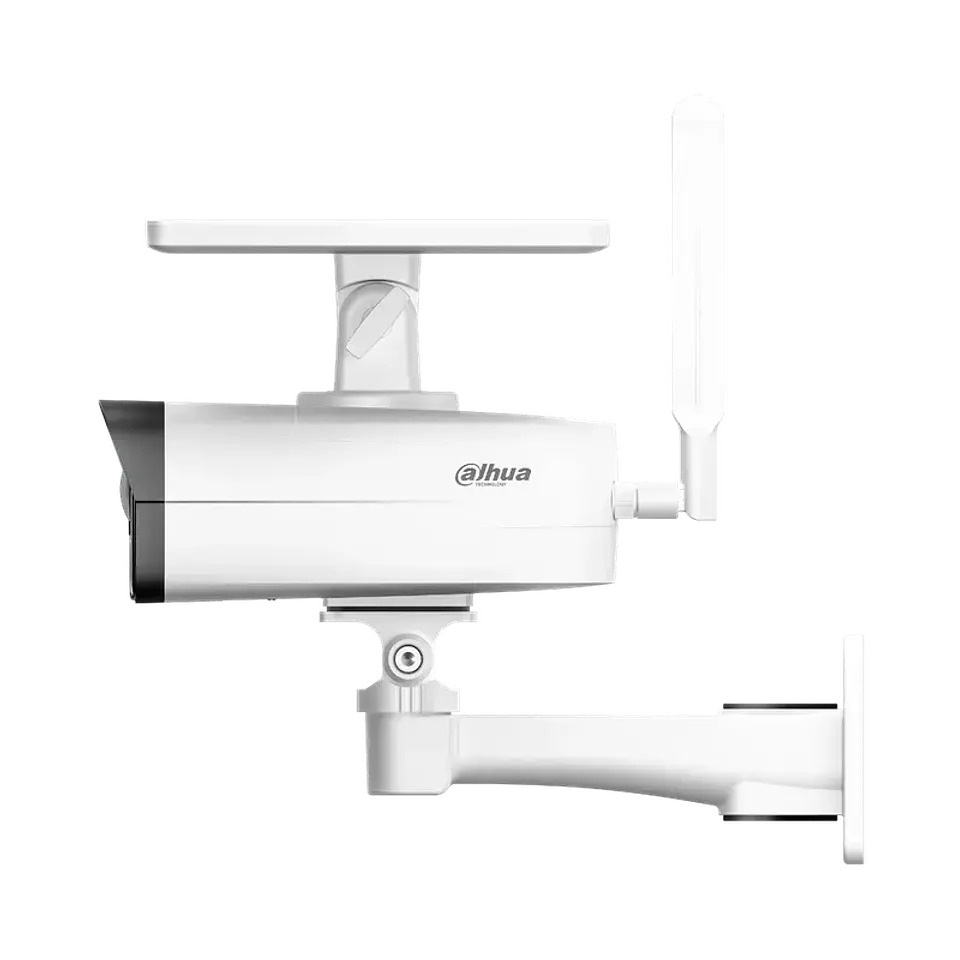 DH-IPC-HFW2431DGP-4G-SP-NL668LA-B-0280B. Camara IP de 4mp lente fijo de 2.8mm tipo bullet 4G con pan 3