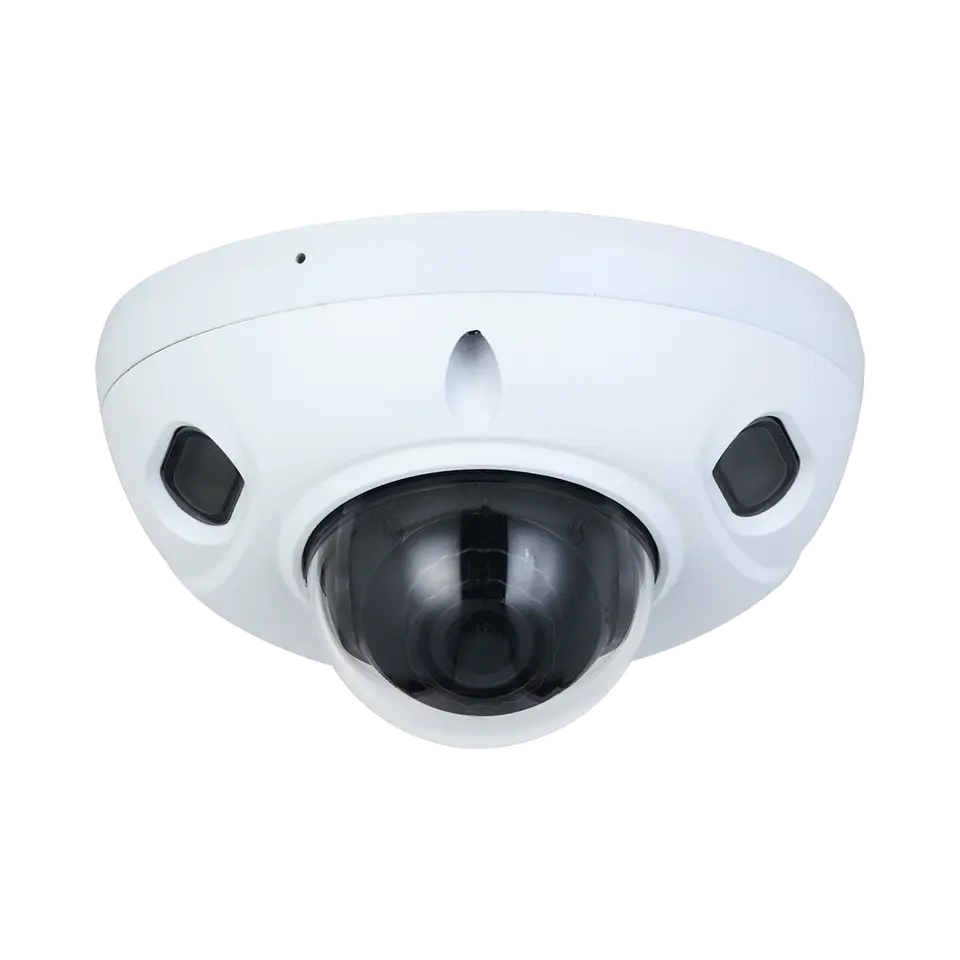 DH-IPC-HDBW3541FP-AS-0280B-S2. MINI DOMO IP DAHUA. 5MP. IR 30MTS. IP67. IK10. MICRO SD. AUDIO. ALARM 1