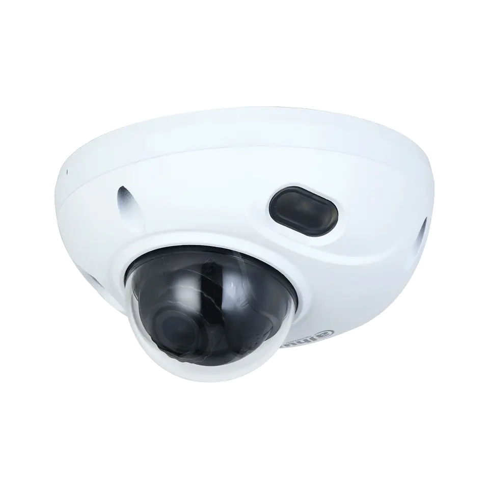 DH-IPC-HDBW3541FP-AS-0280B-S2. MINI DOMO IP DAHUA. 5MP. IR 30MTS. IP67. IK10. MICRO SD. AUDIO. ALARM 2