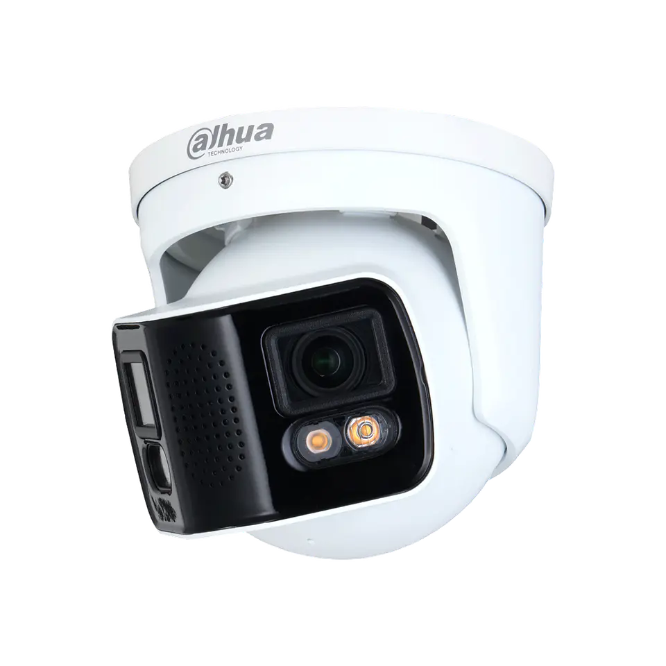DH-IPC-PDW5849P-A180-E2-ASTE-0360B. Cámara IP Dahua full-color doble lente 180° de 4MP cada lente IR 40mt E 3