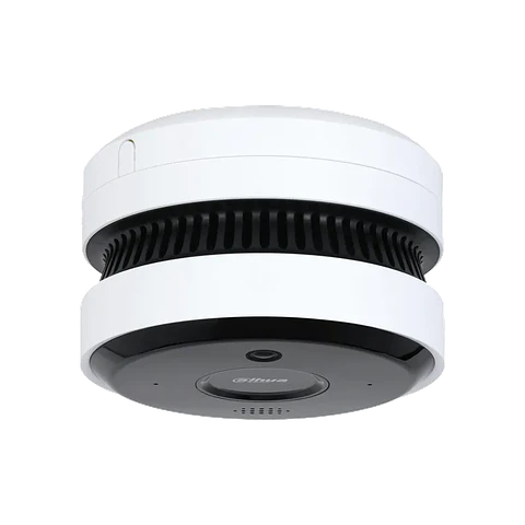 DHI-HY-SAV849HAN-E. Camara y Sensor de Humo fotoelectrico Dahua 5MP POE WDR H265