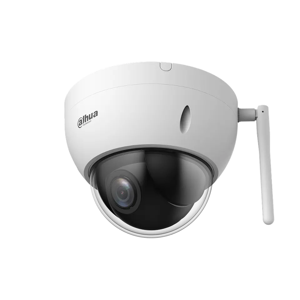 DH-SD22204DB-GNY-W. Camara IP Dahau mini domo PTZ Zoom optico de 4X 2MP IP66 IK10 soporta wifi sopor 1