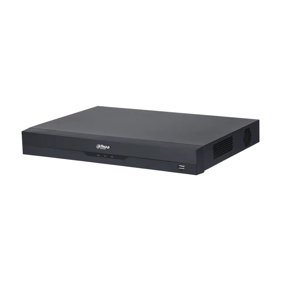 DHI-NVR5216-EI. NVR Dahua 16 canales soporta 2 HDD hasta 16TB IA Perimetral protecction ANPR, FD, FR 1