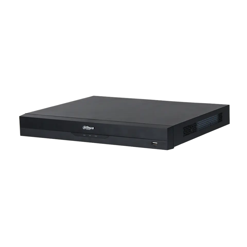 DHI-NVR5216-8P-EI. NVR Dahua 16 Canales 2 Discos 8 Puertas POE con IA 1