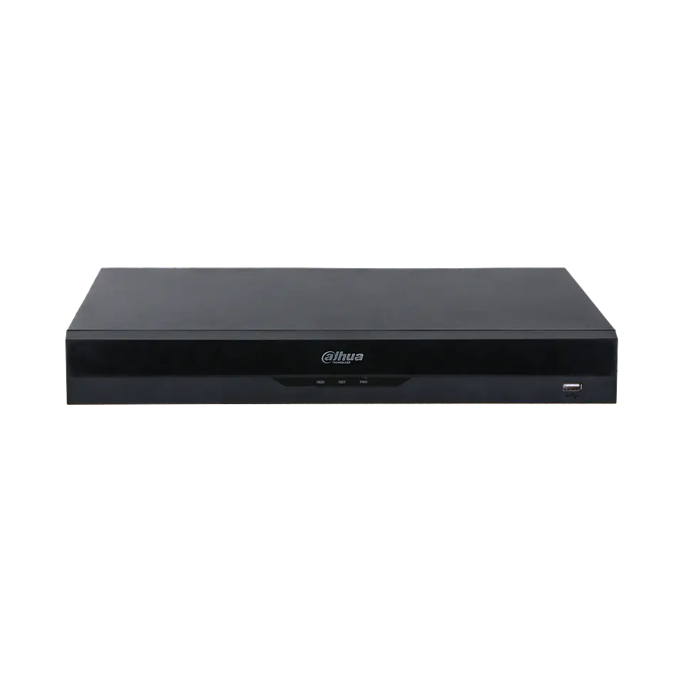 DHI-NVR5216-8P-EI. NVR Dahua 16 Canales 2 Discos 8 Puertas POE con IA 2
