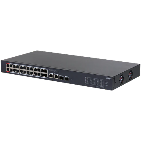 DH-CS4226-24ET-240. SWITCH 24 PUERTOS POE DAHUA. ADMIN CLOUD. LAYER 2. 4 PUERTOS 10/100/1000