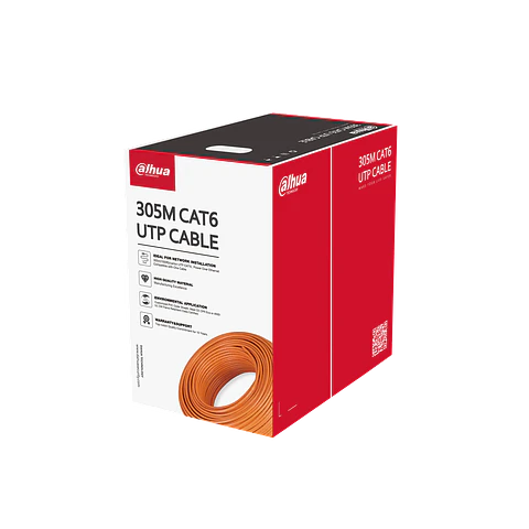 DH-PFM922I-6UN-C-white. Cable UTP Cat6 CE Dahua 23AWG aleación Aluminio y cobre Blanco