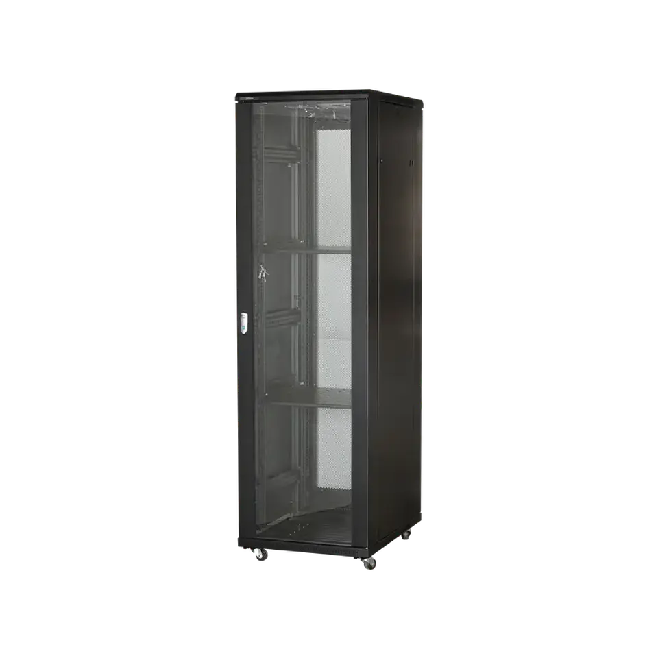 DH-PFC200D-42U8D. Rack 19” 42U , Profundidad 800mm, soporta 300kg, montaje a pared y piso. 1