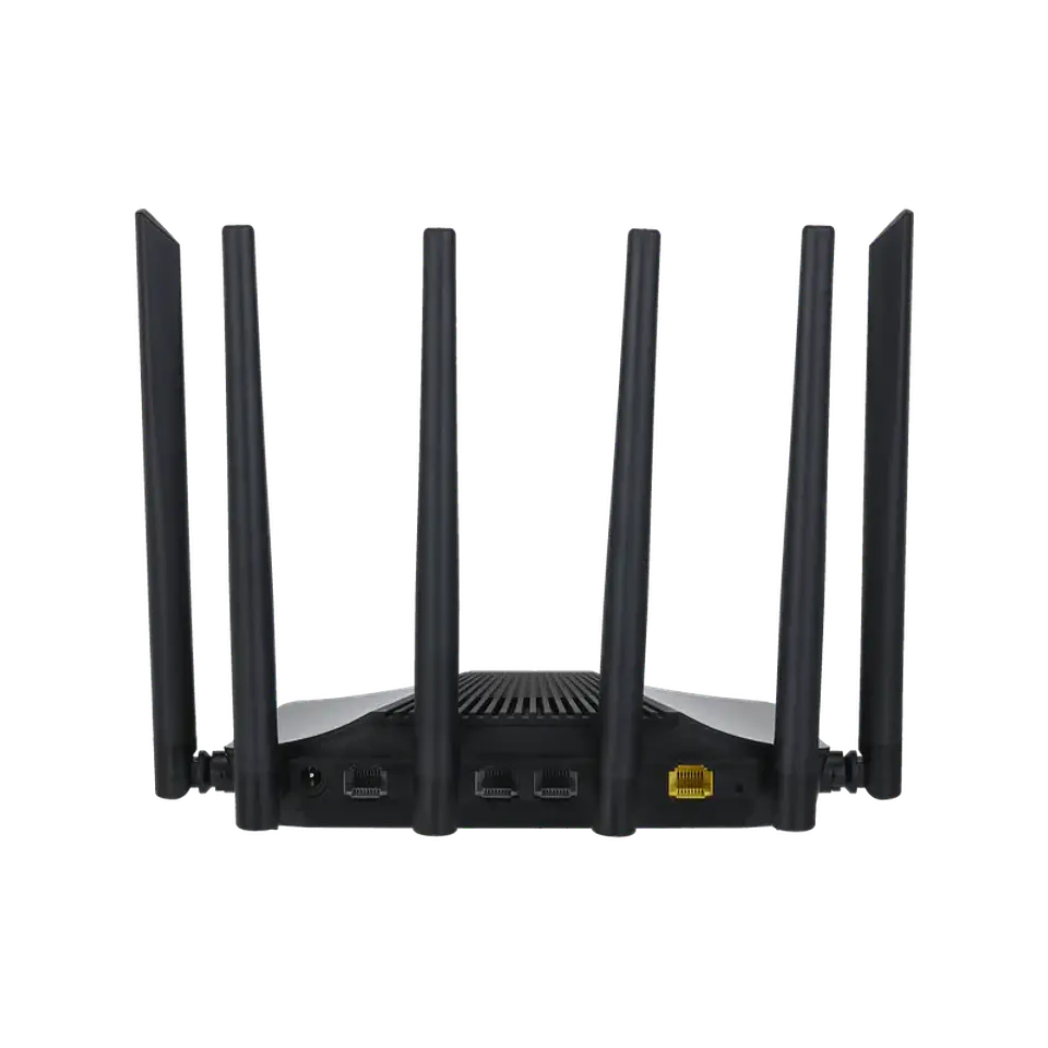 DH-WR5210-IDC. Router Wifi Dahua 5/2.4 Ghz MU-Mimo 1 Wan 3 Lan 1Gbps 12v 3