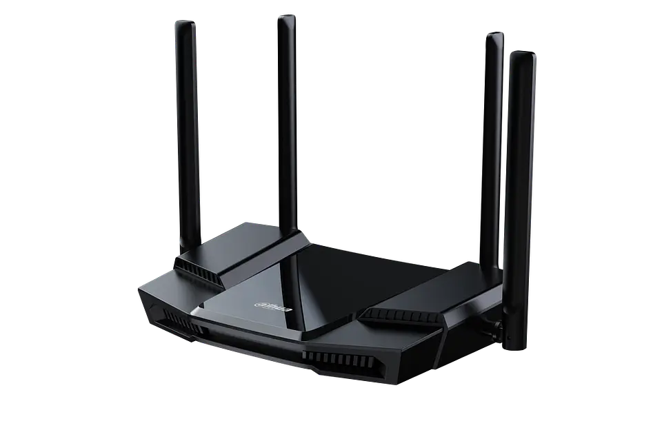 DH-AX18(DE). Router Dahua 3 puertos Lan 1 Wan bandas 2.4 y 5 Ghz velocidad en el aire de 1.8 Gbps(57 2
