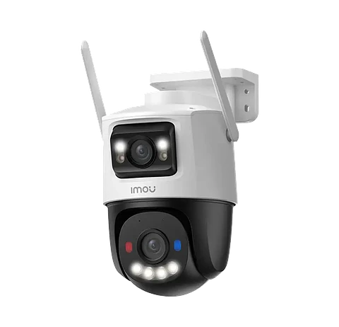 IPC-S7XFN-8U0WED-imou. Cámara Duál WIFI IMOU, Ambos lentes de 4 MP, Visión Nocturna, Audio Bidireccional, Seguimiento inteligente, Detección de Humanos,  Almacenamiento en MicroSD o Nube.