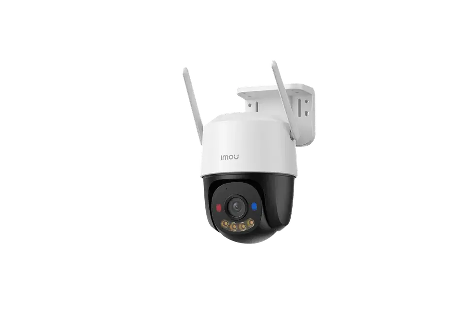 IPC-K7FN-5H0WE. Cámara Imou CRUISER SC 5MP tipo PT Visión nocturna en color inteligente detección humana IR de hasta 30m luces de advertencia azul y rojas 1