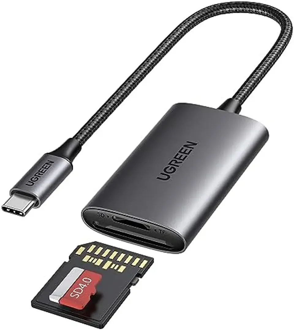 CM265. Lector de tarjetas 2 en 1 TF/SD 3.0 UGREEN Conexión USB-C. 1