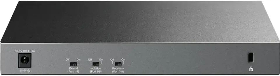 LS1210P. Switch tp-link de 8 puertos 10/100Mbps 2 puertos Gigaethernet, switch de escritorios con 8 puertos PoE+ 2