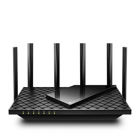 Archer AXE75. Router WiFi 6E Tp-Link AX5400 Triple banda (2402Mbps en 5GHz, 2402Mbps en 6GHz y 574Mbps en 2.4GHz) 1 puerto WAN 4 puertos LAN 1Gbps