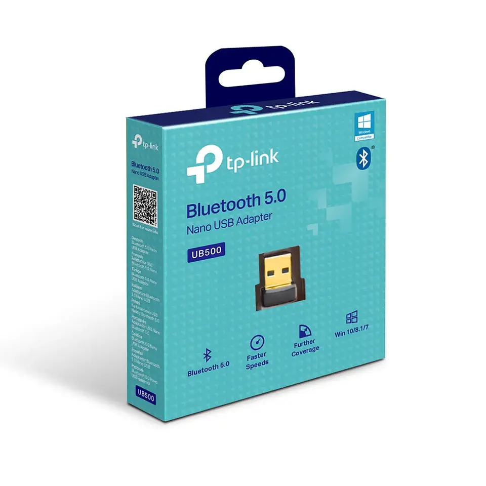 UB500. Adaptador Nano USB Bluetooth 5.0 4