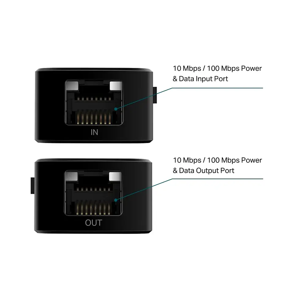 TL-POE10E. Extensor PoE+ Fast Ethernet hasta 250m (10 Mbps) 3