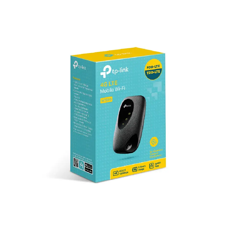 M7200. Router 3G/4G LTE con batería de 2000mAh conexión simultanea hasta 10 dispositivos. 3