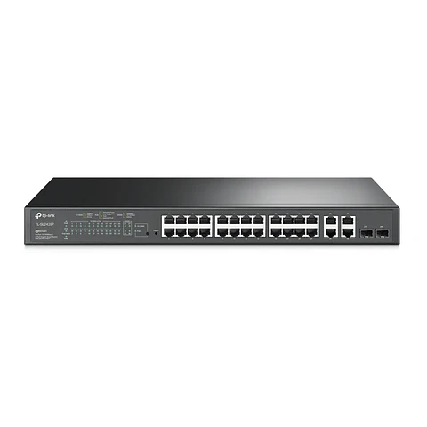 TL-SL2428P. Switch inteligente JetStream de 24 puertos PoE +a 10/100 Mbps + 4 puertos Gigabit