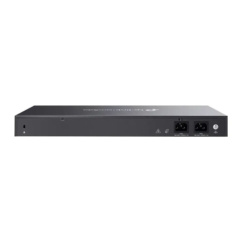 SG3428XF. Switch Omada 24 puertos SFP Gigabit, 4 Puertos SFP 10 Gigabit, 4 puertos combinados Gigabit SFP/RJ45, Características L2 y L2+. 1