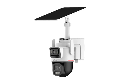 DH-IPC-PTS2649C-3E3Z-4GB20-0280B-PRO. 3+3MP WizColor Hybrid-zoom PT 4G Solar Power Network Camera