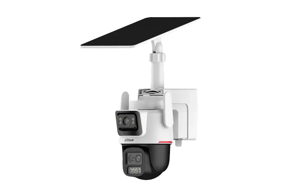 DH-IPC-PTS2649C-3E3Z-4GB20-0280B-PRO. 3+3MP WizColor Hybrid-zoom PT 4G Solar Power Network Camera 1