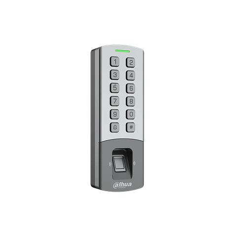 DHI-ASI1212M. Control Acceso Standalone Dahua Tarjeta Mifare Password Huella Red 12v IP65 IK08
