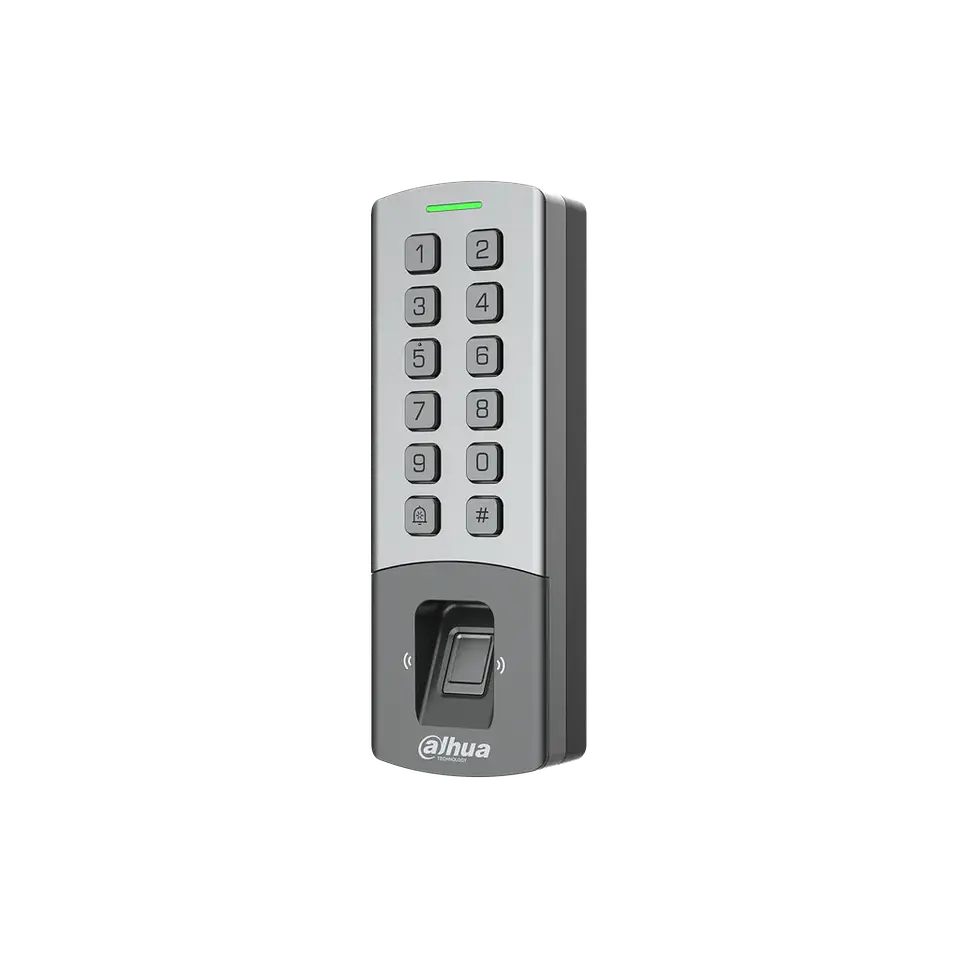 DHI-ASI1212M. Control Acceso Standalone Dahua Tarjeta Mifare Password Huella Red 12v IP65 IK08 2
