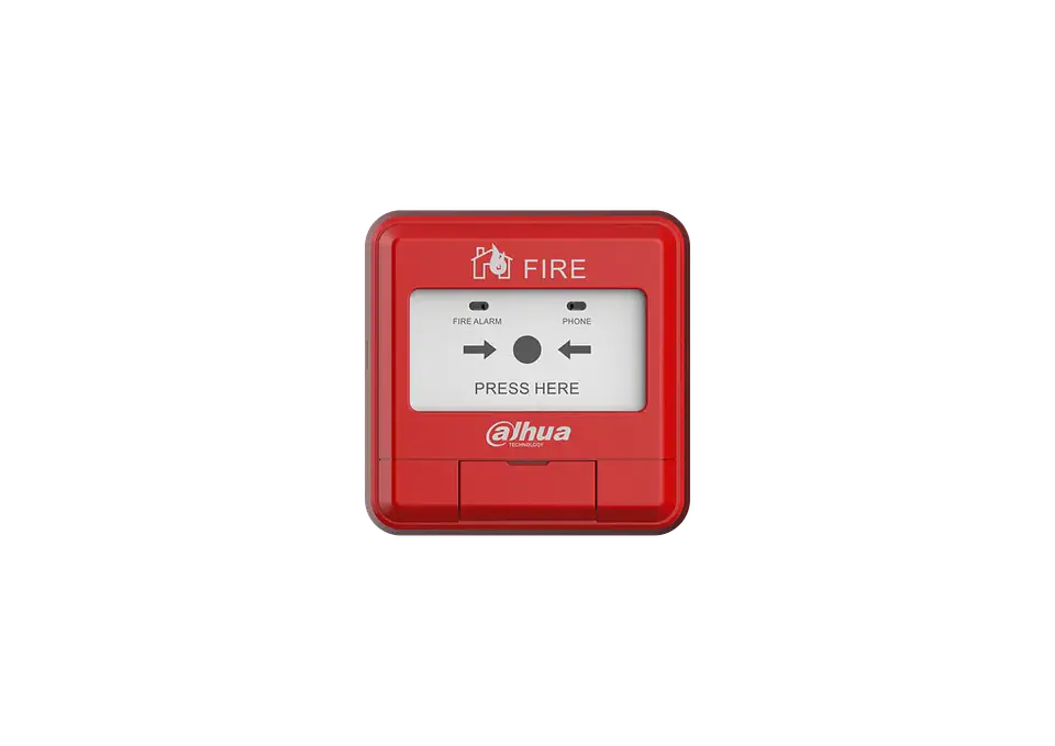 DHI-HY-1200-CTXF. Pulsador manual Direccionable 2 hilos para central de incendio Dahua Wisualarm 1