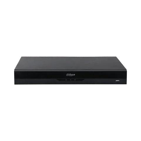 DHI-NVR4216-EI. NVR Dahua de 16 Canales serie 4XXX WizSense soporta 2 HDD cámaras de hasta 16MP soporta analíticas por medio de las cámaras.