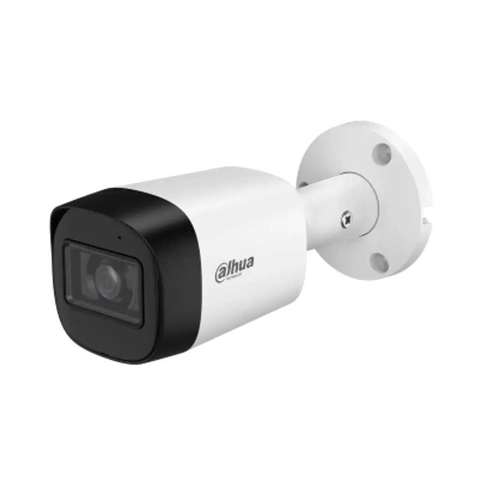 DH-HAC-HFW1500RMN-0280B-S3-DIP. Cámara Dahua Análoga Tipo Bala, 5MP, Lente Fijo 2.8mm, IR 30M, Protección IP67. 1
