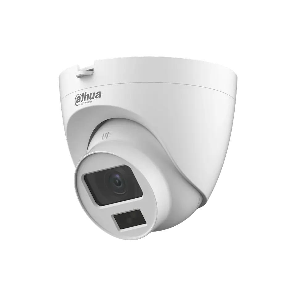 DH-HAC-HDW1500CLQN-IL-A-0280B-S3-DIP. Camara dahua Mini Domo 5MP, lente Fijo 2.8mm, IR 20m, IP67. 2