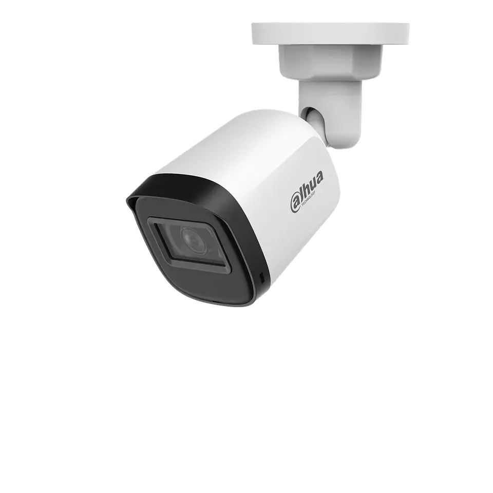 DH-HAC-B1A21N-U-0280B. Cámara HDCVI Dahua tipo bullet 2MP IR 30m lente fijo 2.8mm protección IP67 carcasa plástica. 2