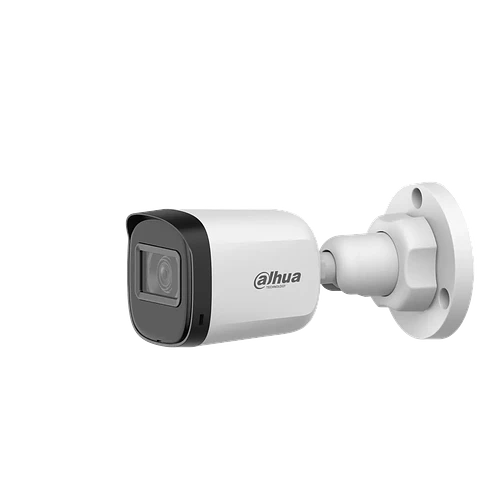 DH-HAC-B1A21N-U-0280B. Cámara HDCVI Dahua tipo bullet 2MP IR 30m lente fijo 2.8mm protección IP67 carcasa plástica.
