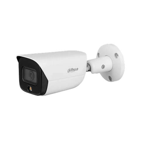 DH-IPC-HFW3249EN-AS-LED-0280B,  Cámara IP Tipo Bala Dahua, 2MP, Lente fijo 2.8mm, Tecnología Xinghan, Acupick, Iluminación Dual 50M, IP67.