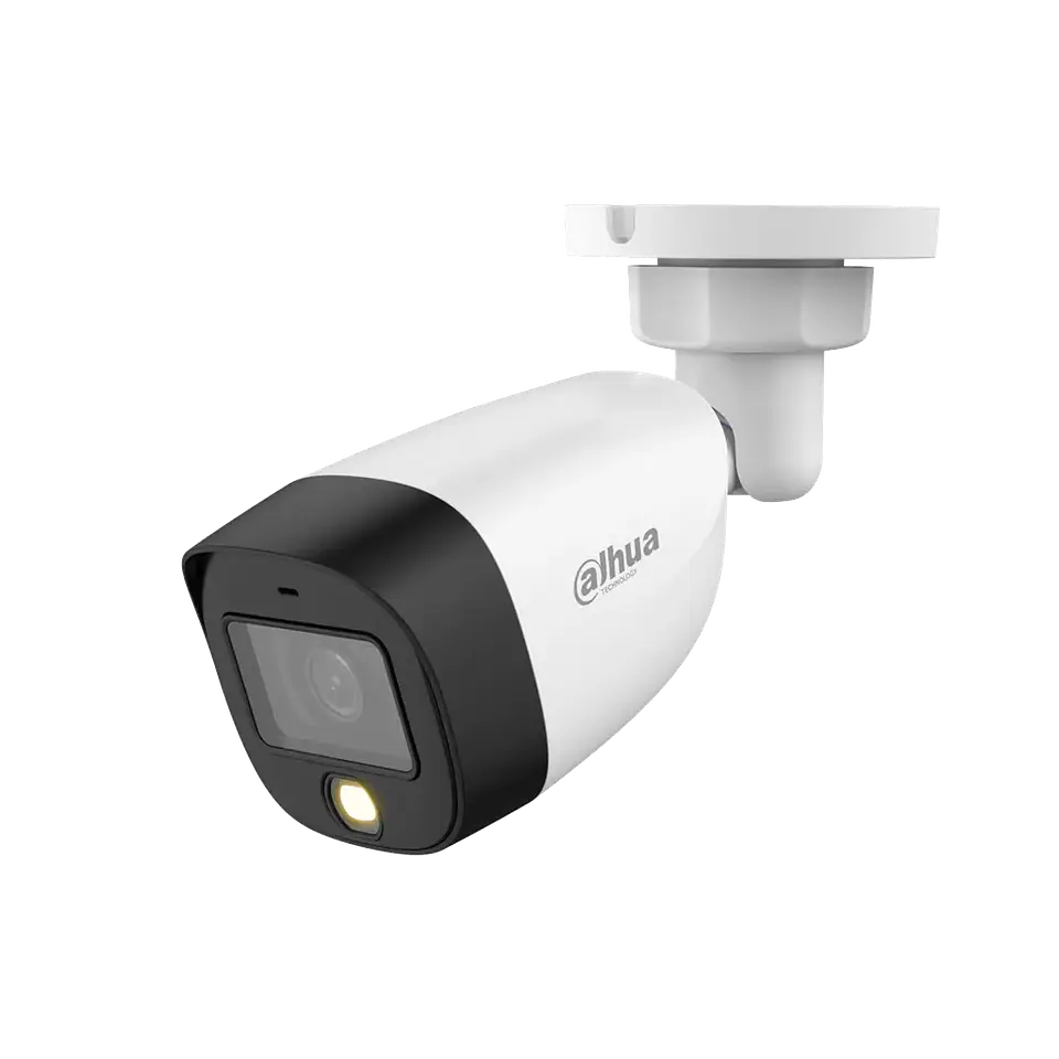 DH-HAC-HFW1239CN-A-LED-0280B-S3. Cámara Dahua bullet HDCVI 2MP Full Color lente fijo de 2.8mm iluminador de hasta 20m 1