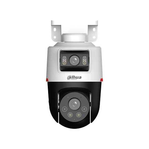 DH-IPC-PTS2249BP-E2-S-PV-LED-0360B-PRO. Cámara IP Dahua Dual, PT 2MP lente fijo 3.6mm + Cámara fija 2MP 3.6mm, Tecnología WisColor, Active Deterrance, SMD Plus, IP66