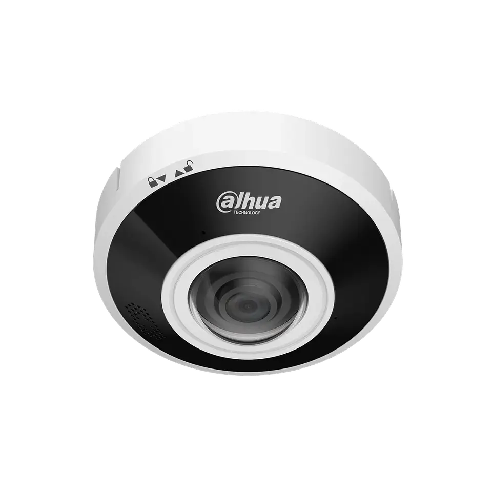DH-IPC-EBW5641P-AS. Cámara Dahua, FISH EYE 360º, 6MP, Lente Fijo 1.68mm, IR 15M, Diversas IA, Conteo de Personas, Mapa de Calor, IVS, IP67, IK10. 1