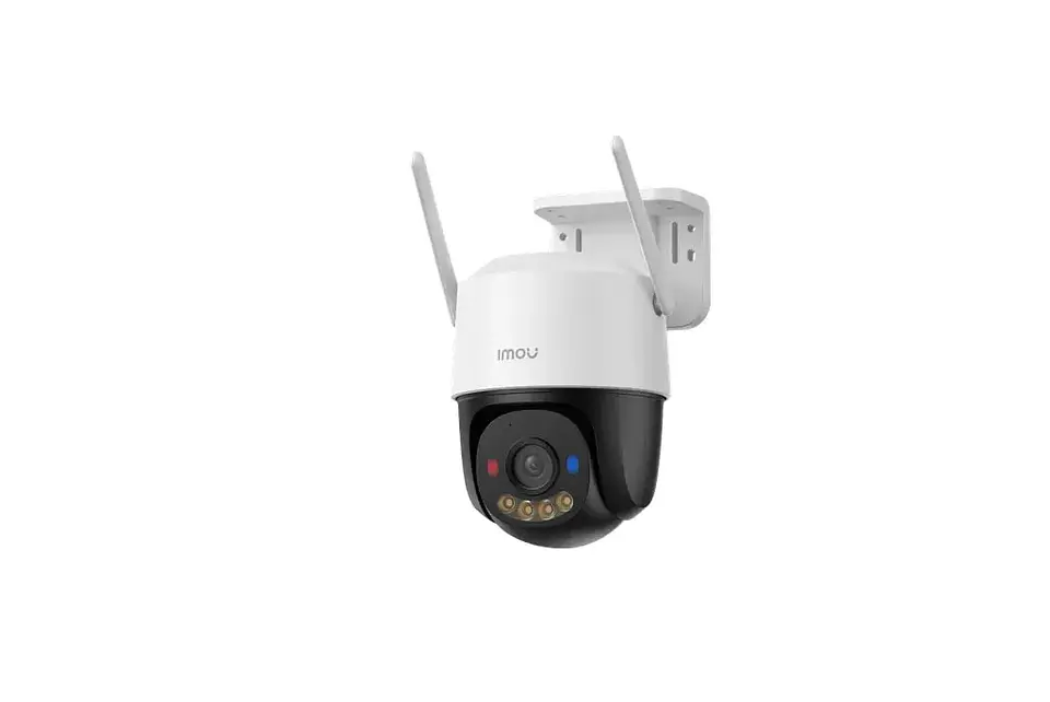 DH-KIT/IPC-BF4CP-0210B-Ash/M0508. Cámara Dahu Wifi Tipo Bala,  Solar, 4MP, Lente de 2.1mm, Incluye Panel Solar de 8W, Detección de Humanos y Vehículos, Alarma Sonora, protección IP66. 1