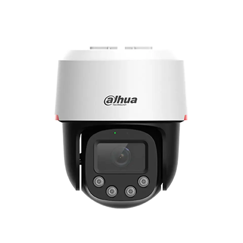DH-SD2C400NA-B-PV-0400-S2-PRO. Cámara IP Dahua tipo PT de 4MP lente de 4mm con tecnología WizColor audio bidireccional auto tracking protección IP66 iluminación de hasta 30m 1