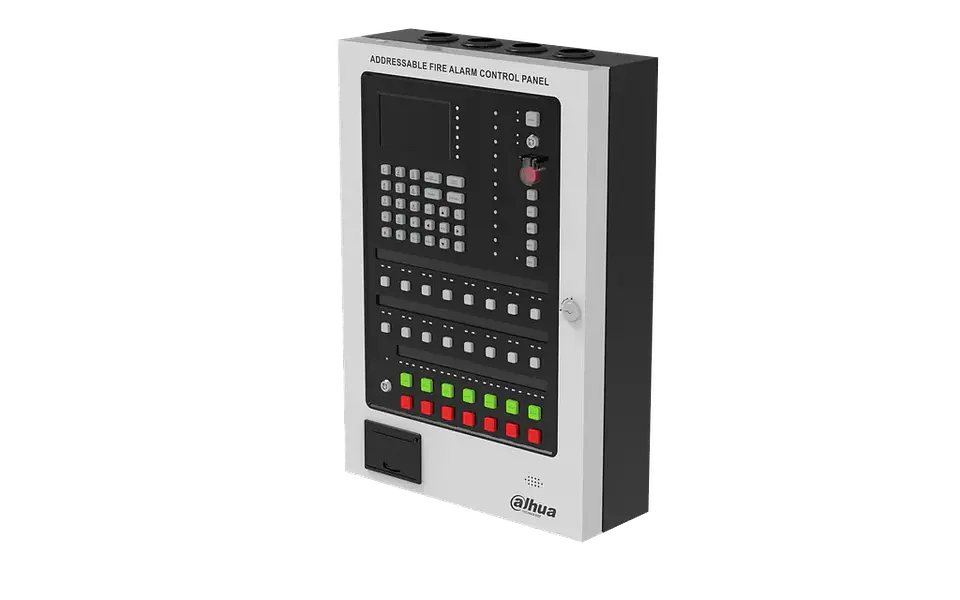 DHI-HY-1025. Panel Dahua de control de alarma contra incendios direccionable con impresora Wisualarm 1