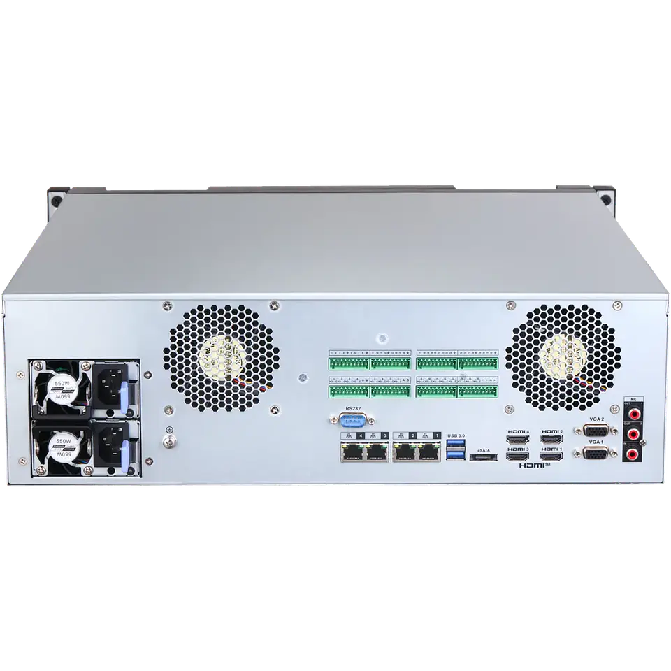 DHI-NVR616RH-128-XI. NVR Dahua 128 canales serie WizMind soporta 16 HDD Hot Swap, soporta RAID 0/1/5 2