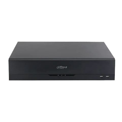 DH-XVR5832S-I3. XVR Dahua 32 canales, soporta hasta 8HDD de máximo 16TB, soporta SMD/IVS/FD XVR ocupa 2 U de espacio en Rack de comunicaciones.