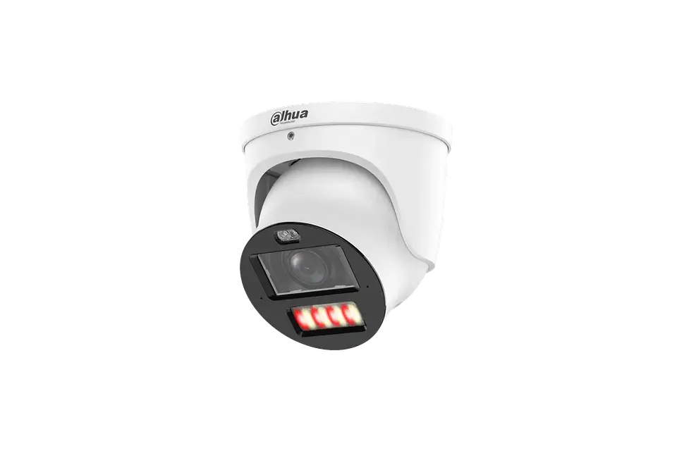 DH-IPC-HDW3449HP-ZAS-PV-2712-PRO. MiniDomo IP Wizcolor Motorizado Dahua 4Mp IA  12v Poe+ Mic Parlante Ip67 3